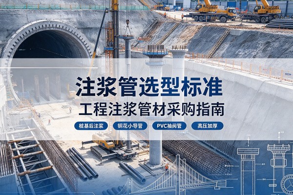 莘县注浆管选型标准