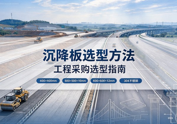 莘县沉降板选择方法